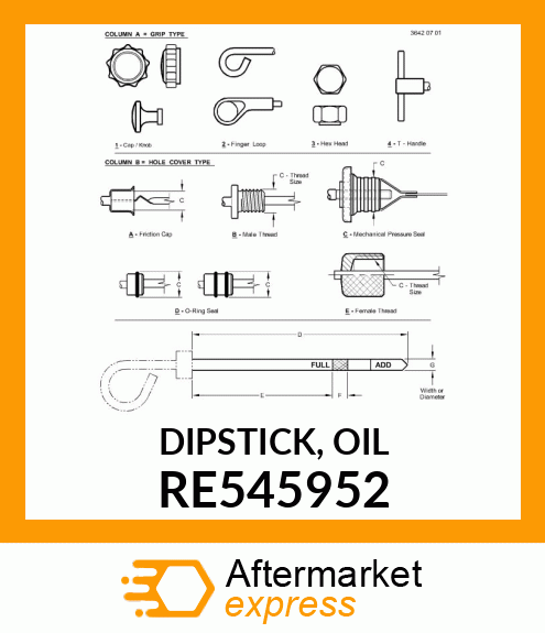 DIPSTICK, OIL RE545952