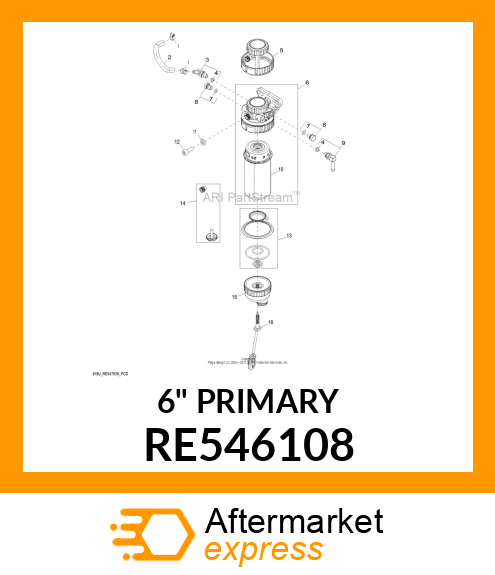 6" PRIMARY RE546108