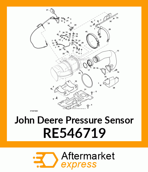 PRESSURE SENSOR, DELTA PRESSURE RE546719