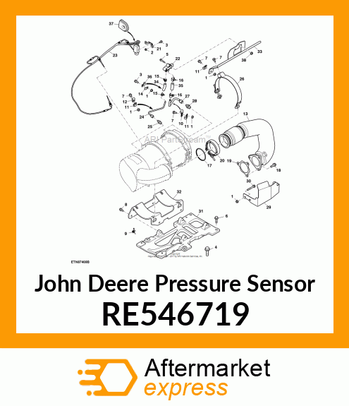 PRESSURE SENSOR, DELTA PRESSURE RE546719