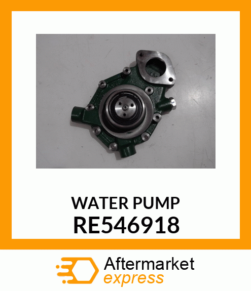 WATER PUMP, ASSEMBLY HIGH FLOW RE546918