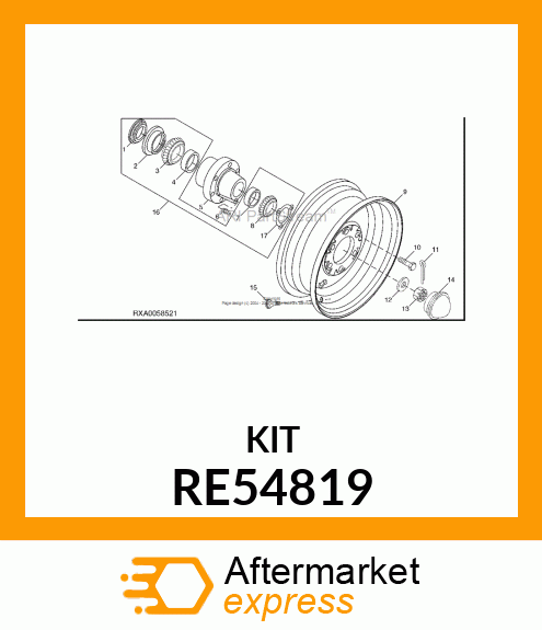 Bearing Kit RE54819