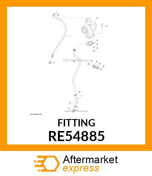 HOSE FITTING, SPECIAL RE54885