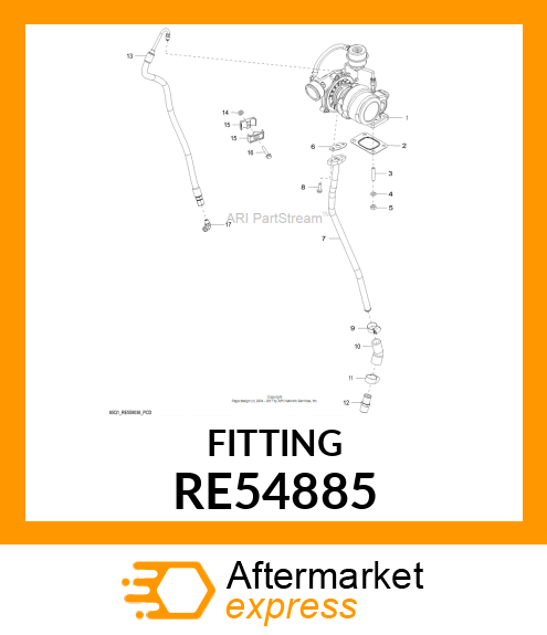 HOSE FITTING, SPECIAL RE54885