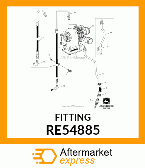 HOSE FITTING, SPECIAL RE54885