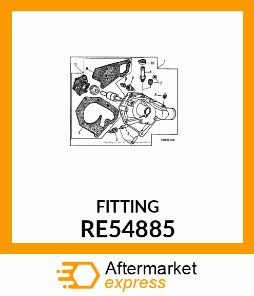 HOSE FITTING, SPECIAL RE54885