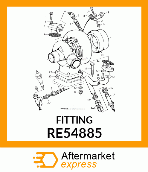 HOSE FITTING, SPECIAL RE54885