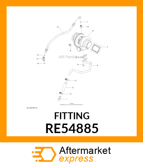 HOSE FITTING, SPECIAL RE54885