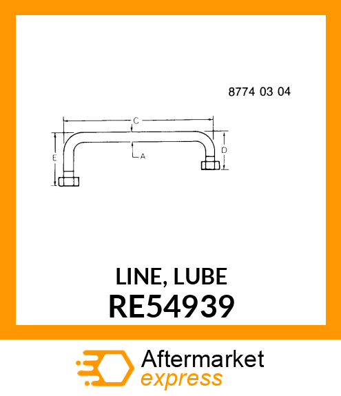 LINE, LUBE RE54939