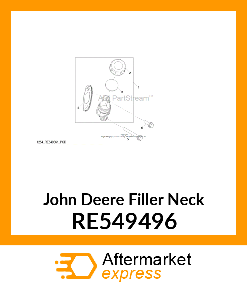 FILLER NECK,OIL FILLER RE549496