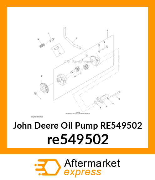 OIL PUMP,ASSEMBLY re549502