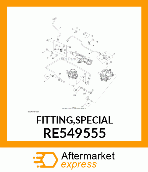 FITTING,SPECIAL RE549555