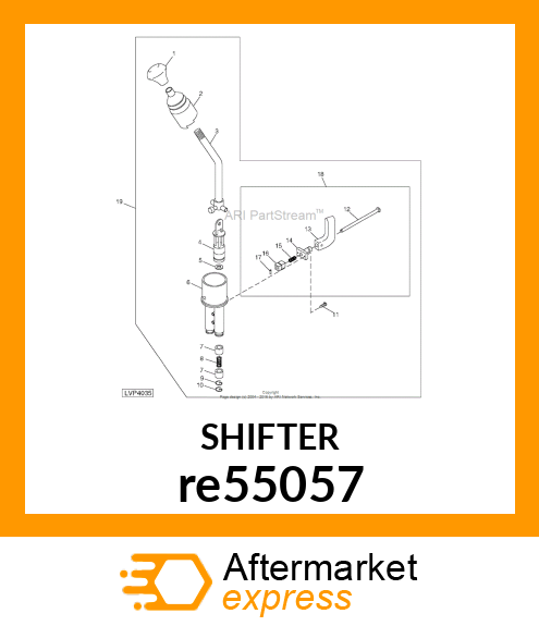 SLIDER, ASSEMBLY re55057