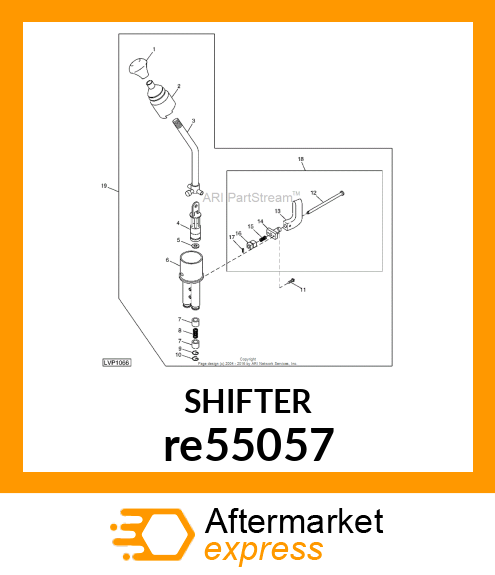 SLIDER, ASSEMBLY re55057