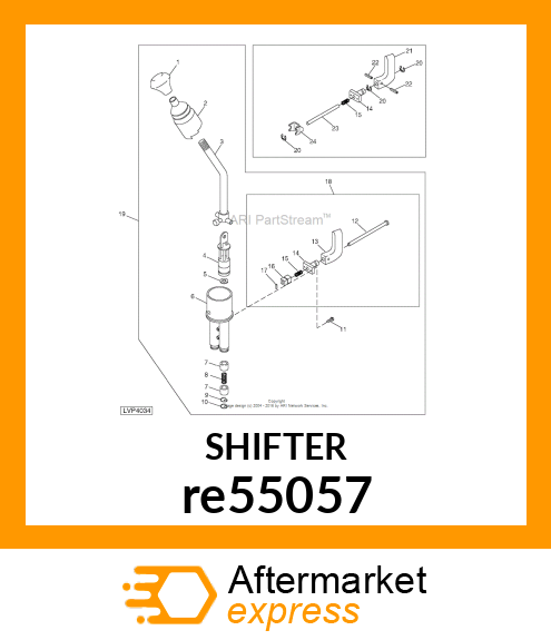 SLIDER, ASSEMBLY re55057