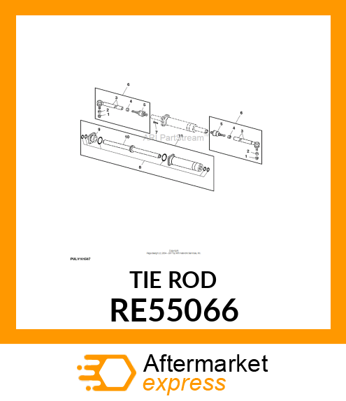 ROD, TIE, ASSEMBLY RE55066