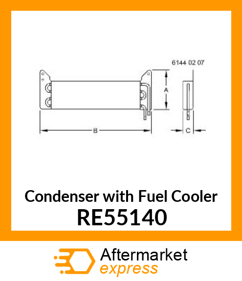 Fuel Cooler RE55140