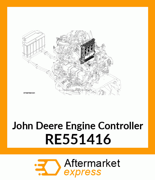 ENGINE CONTROLLER, RE551416