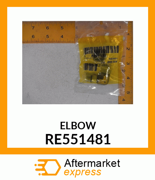 ELBOW FITTING,90 DEGREE ELBOW RE551481