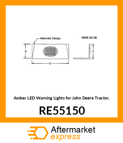 LAMP, WARNING, ASSEMBLY RE55150