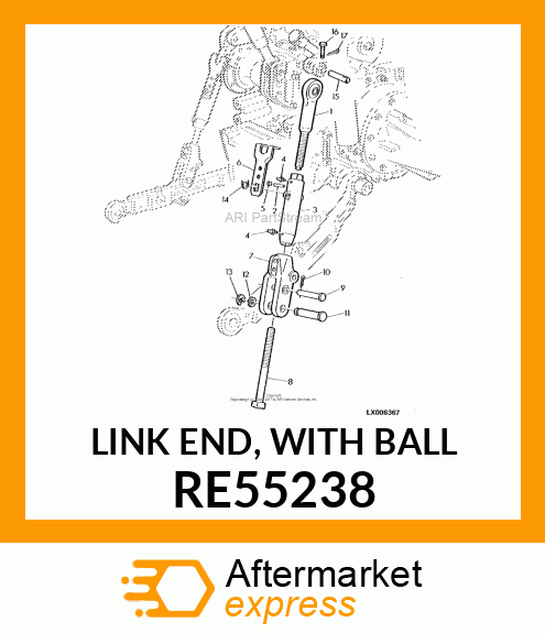 LINK END, WITH BALL RE55238