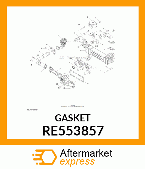 INCONEL, 4045 IT4 EGR SYSTEM RE553857