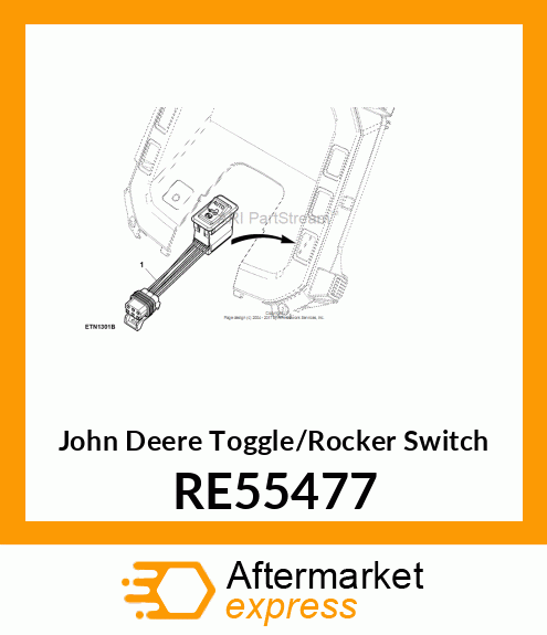 SWITCH, TOGGLE RE55477