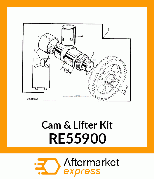 KIT,CAMSHAFT,3CYL. RE55900