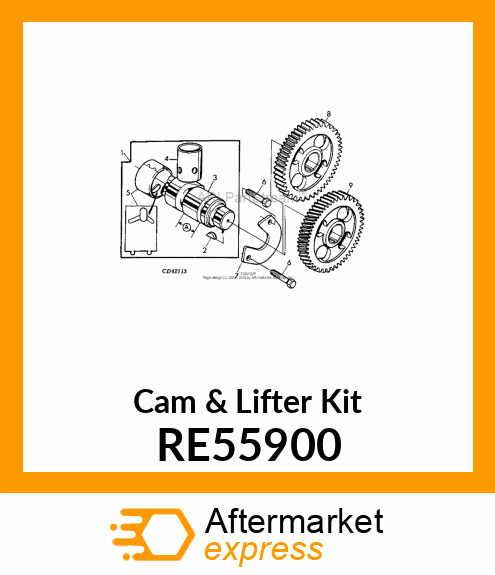 KIT,CAMSHAFT,3CYL. RE55900