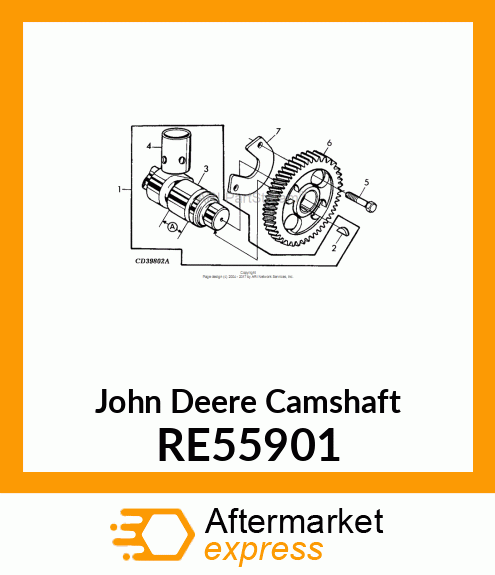 KIT,CAMSHAFT,4CYL. RE55901