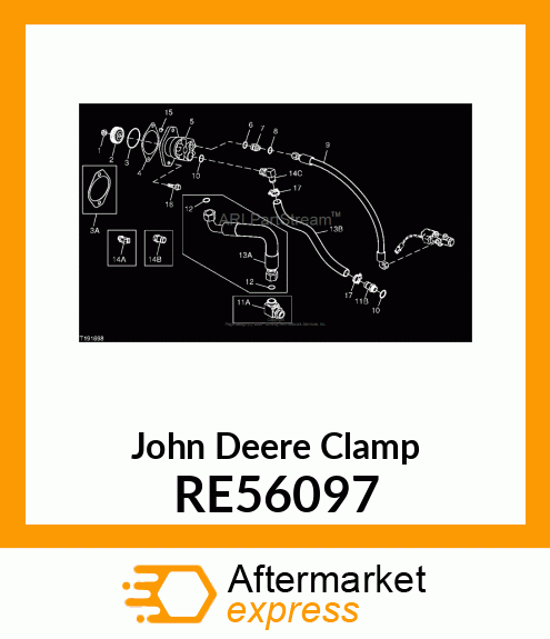 CLAMP, CONSTANT TORQUE RE56097