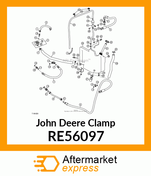 CLAMP, CONSTANT TORQUE RE56097