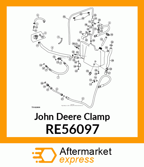 CLAMP, CONSTANT TORQUE RE56097