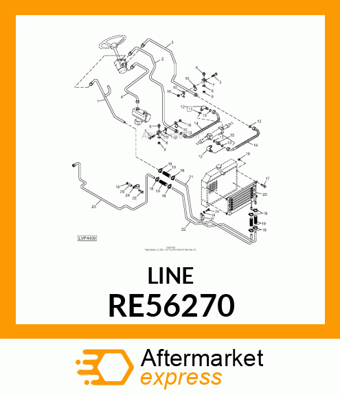 LINE, OIL RE56270