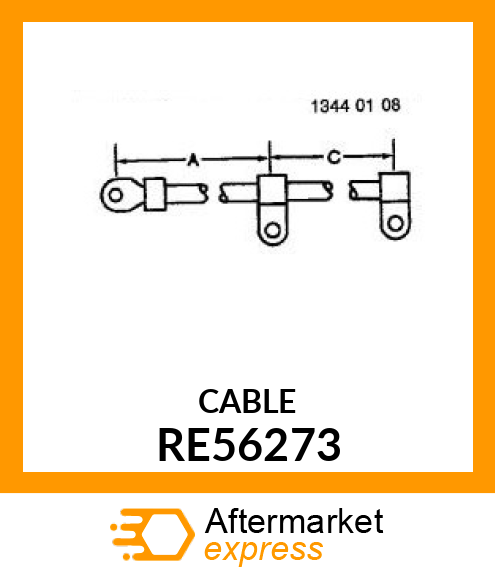 BATTERY CABLE, CAB POWER RE56273