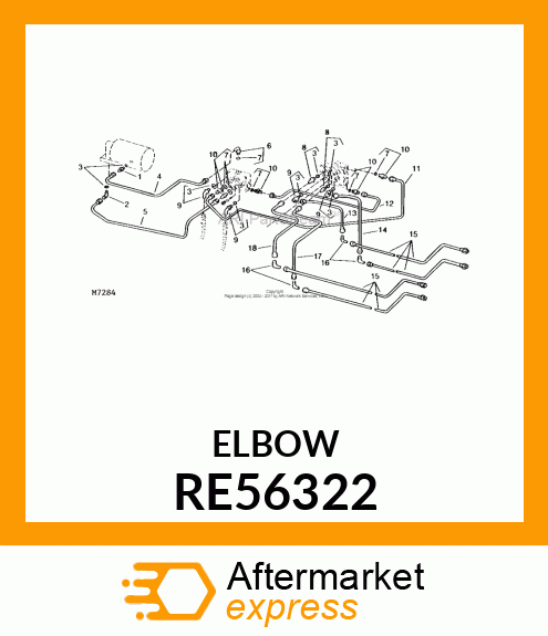 ELBOW,90DEGREE,W/O RE56322