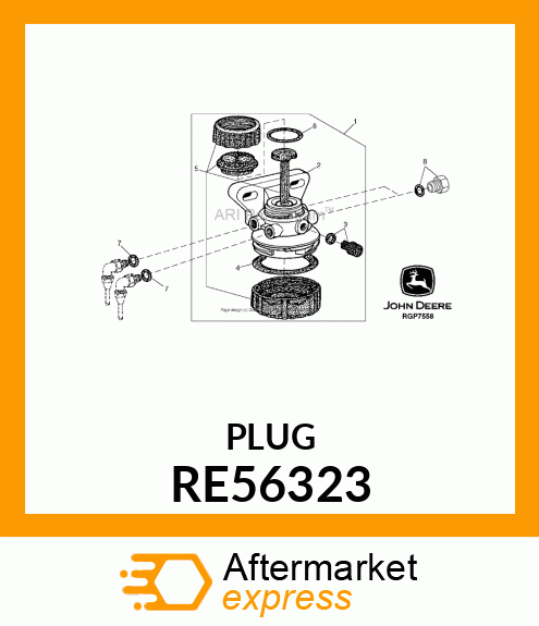 FITTING PLUG RE56323