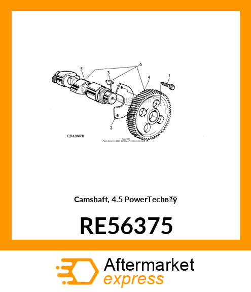 CAMSHAFT RE56375