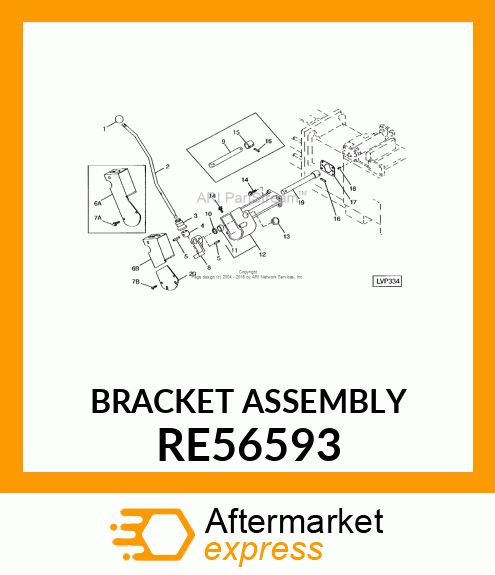 BRACKET ASSEMBLY RE56593