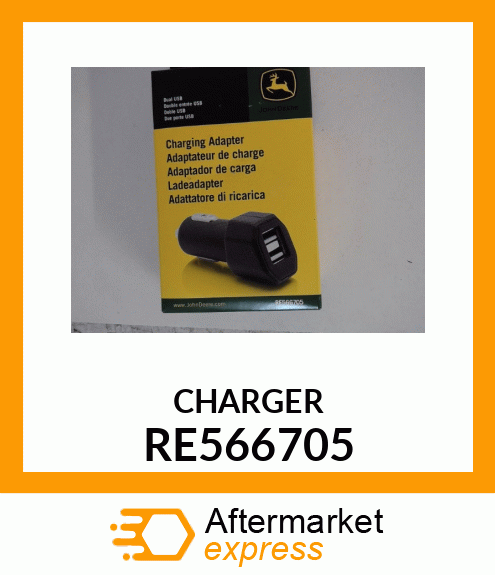 BATTERY CHARGER, USB CELL PHONE AND RE566705