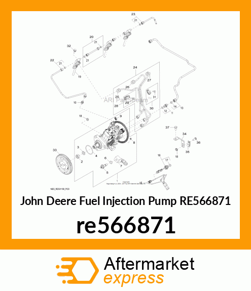 FUEL INJECTION PUMP re566871