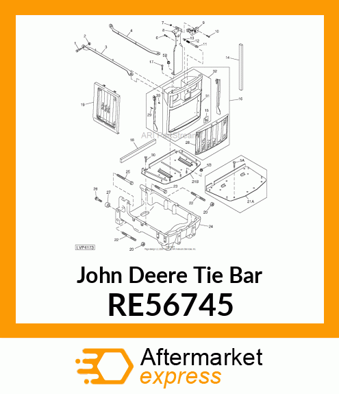 BAR TIE, LH ASSY RE56745