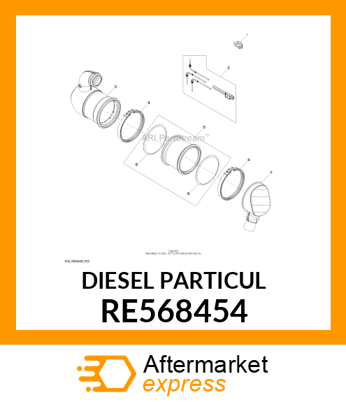 DIESEL PARTICULATE FILTER RE568454