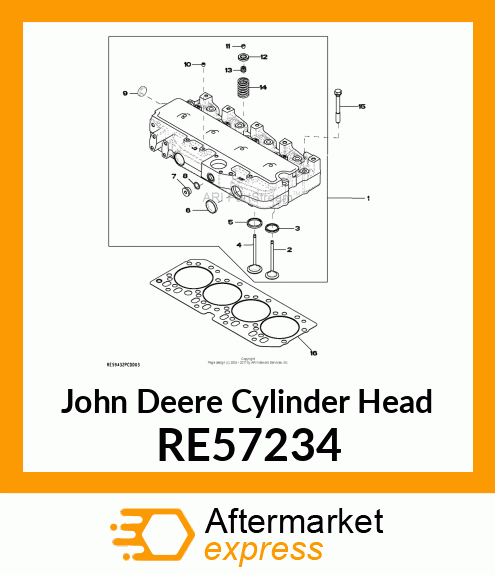 CYLINDER HEAD RE57234