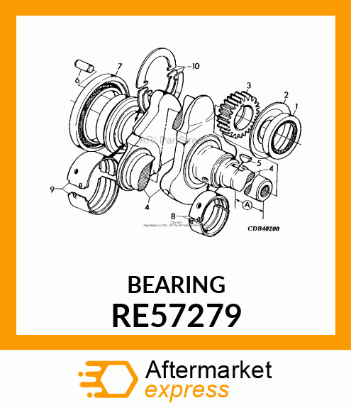 BEARING KIT RE57279