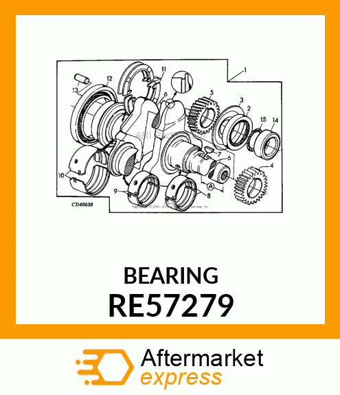 BEARING KIT RE57279