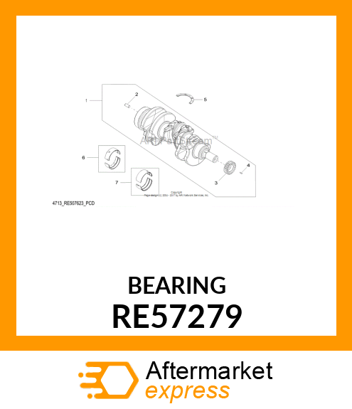 BEARING KIT RE57279