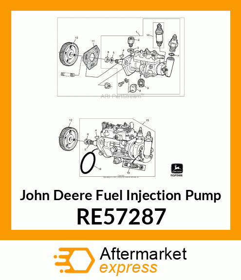 FUEL INJECTION PUMP RE57287