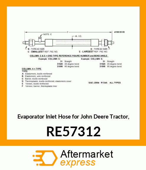 LINE, FLEXIBLE RE57312