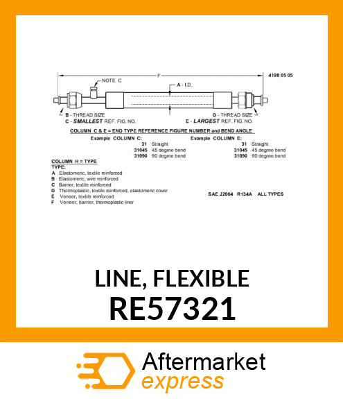 LINE, FLEXIBLE RE57321